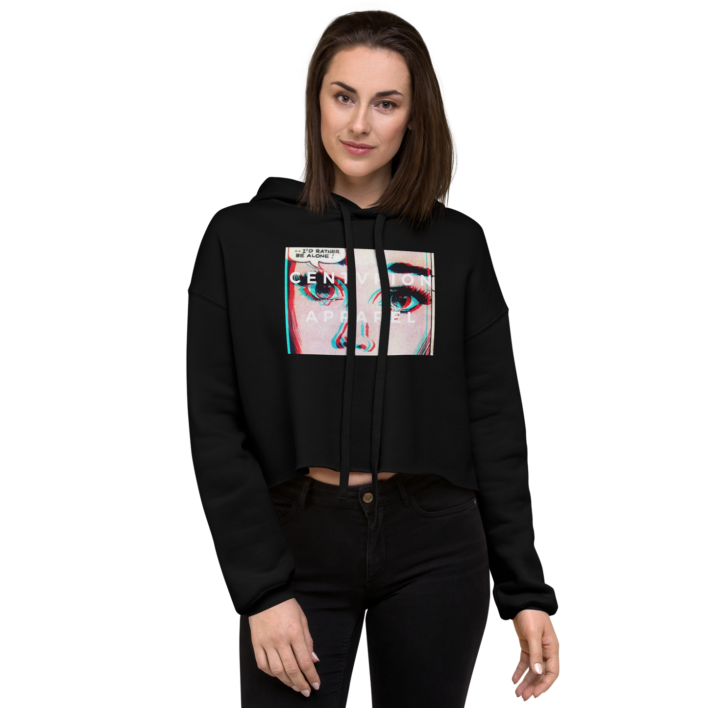 ALONE Woman's Crop Hoodie