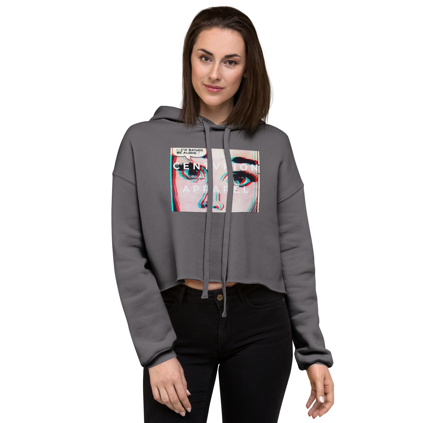 ALONE Woman's Crop Hoodie